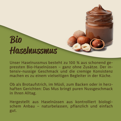 Bio Haselnussmus - ab 500g