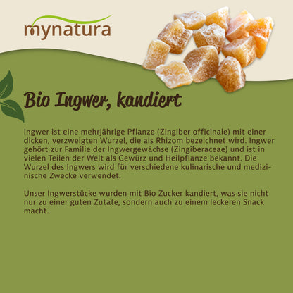 Bio Ingwer kandiert - im Beutel ab 1kg