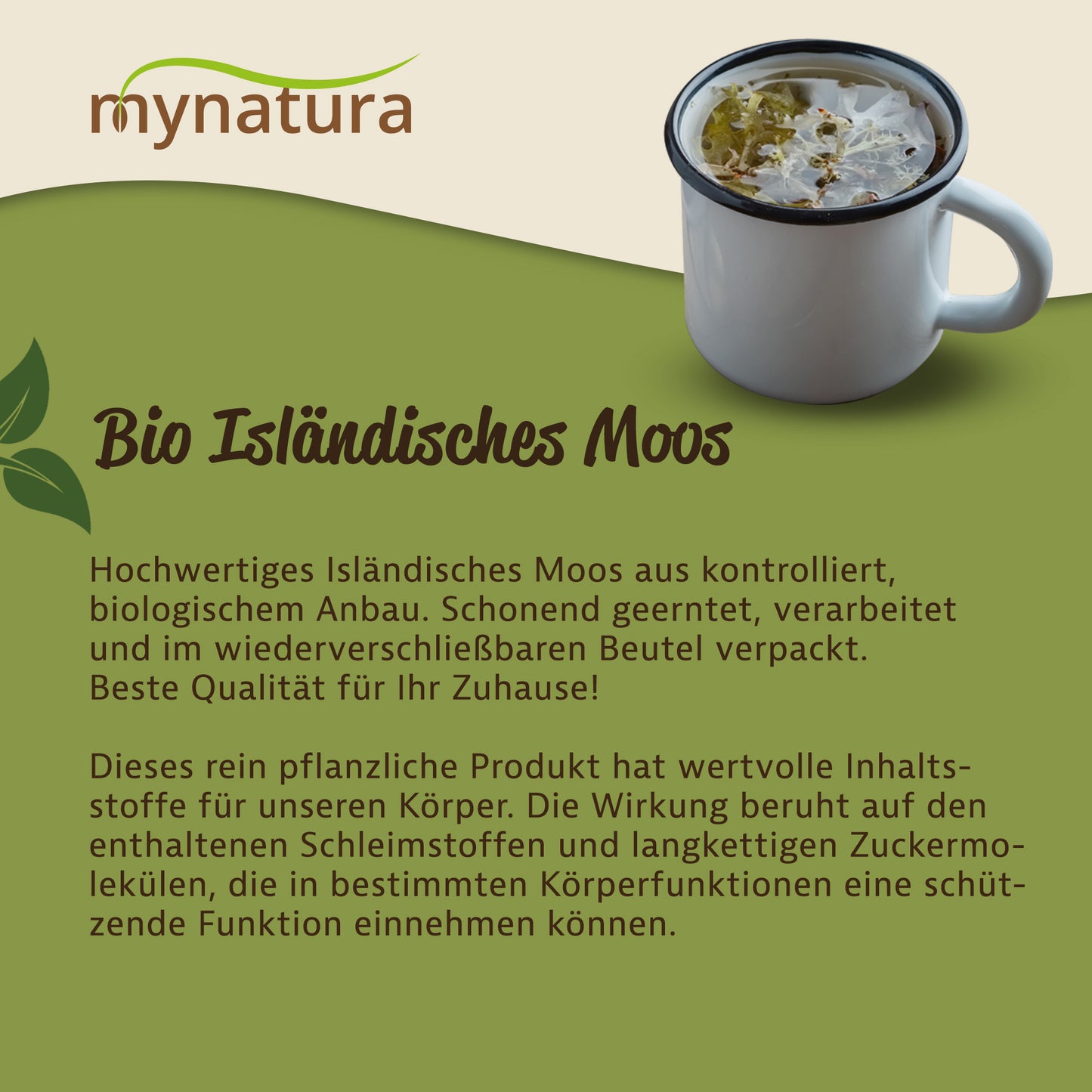 Bio Isländisches Moos getrocknet -  im Beutel ab 100g