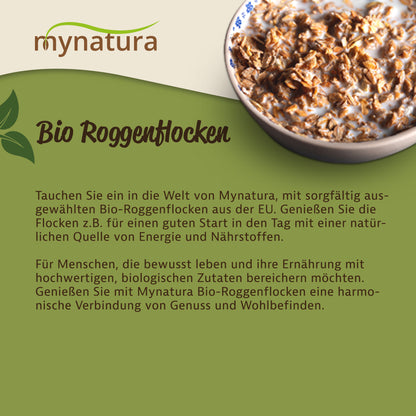 Mynatura Bio Roggenflocken – im Beutel ab 500g