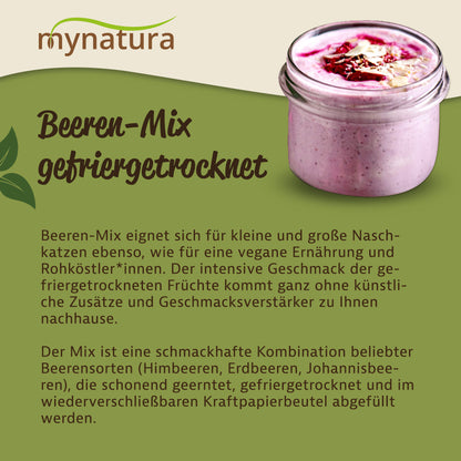 Mynatura Beeren-Mix gefriergetrocknet im Beutel ab 350g