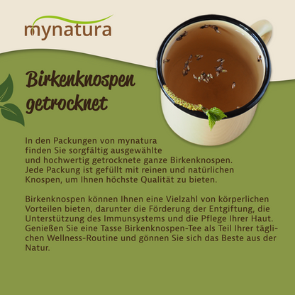 Mynatura Birkenknospen getrocknet – im Beutel ab 100g