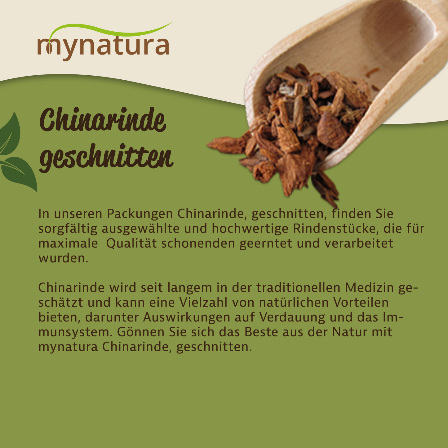 Mynatura Chinarinde geschnitten – im Beutel ab 100g