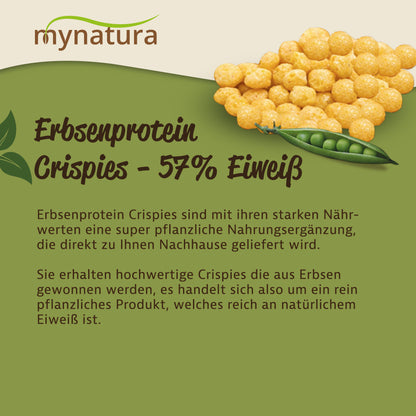 Mynatura Erbsenprotein Crispies  57% Eiweiß im Beutel ab 1kg