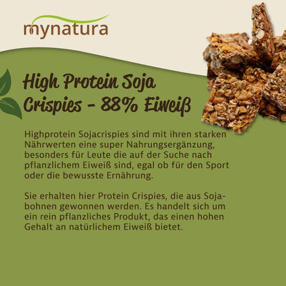 Soja Protein Crispies – 88 % pflanzliches Eiweiß - im Beutel ab 1kg
