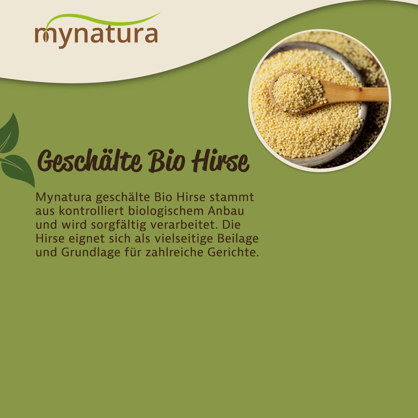 Bio Hirse geschält glutenfrei - im Beutel ab 500g