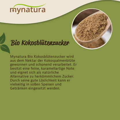 Mynatura Bio Kokosblütenzucker im Beutel ab 1kg