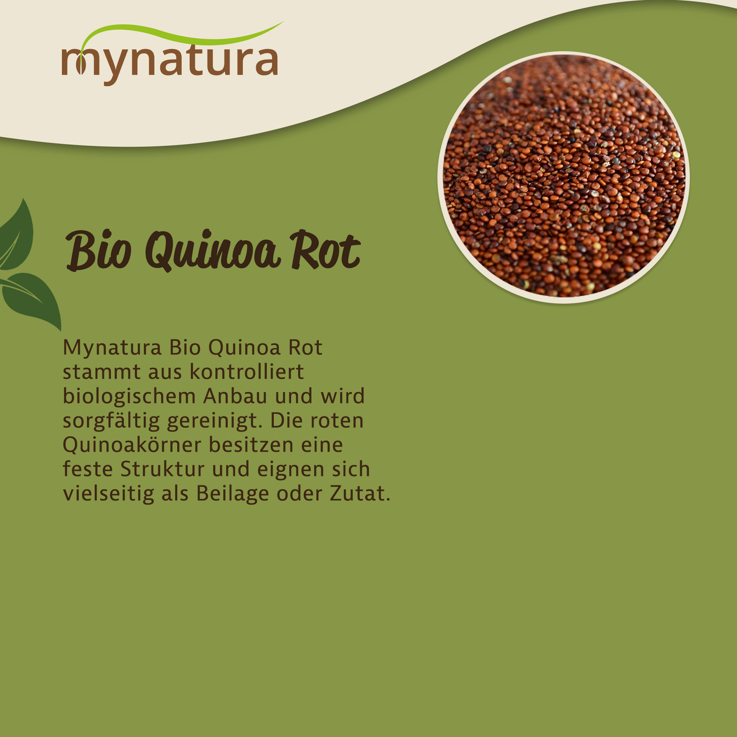 Mynatura Rotes Bio Quinoa - im Beutel ab 2kg
