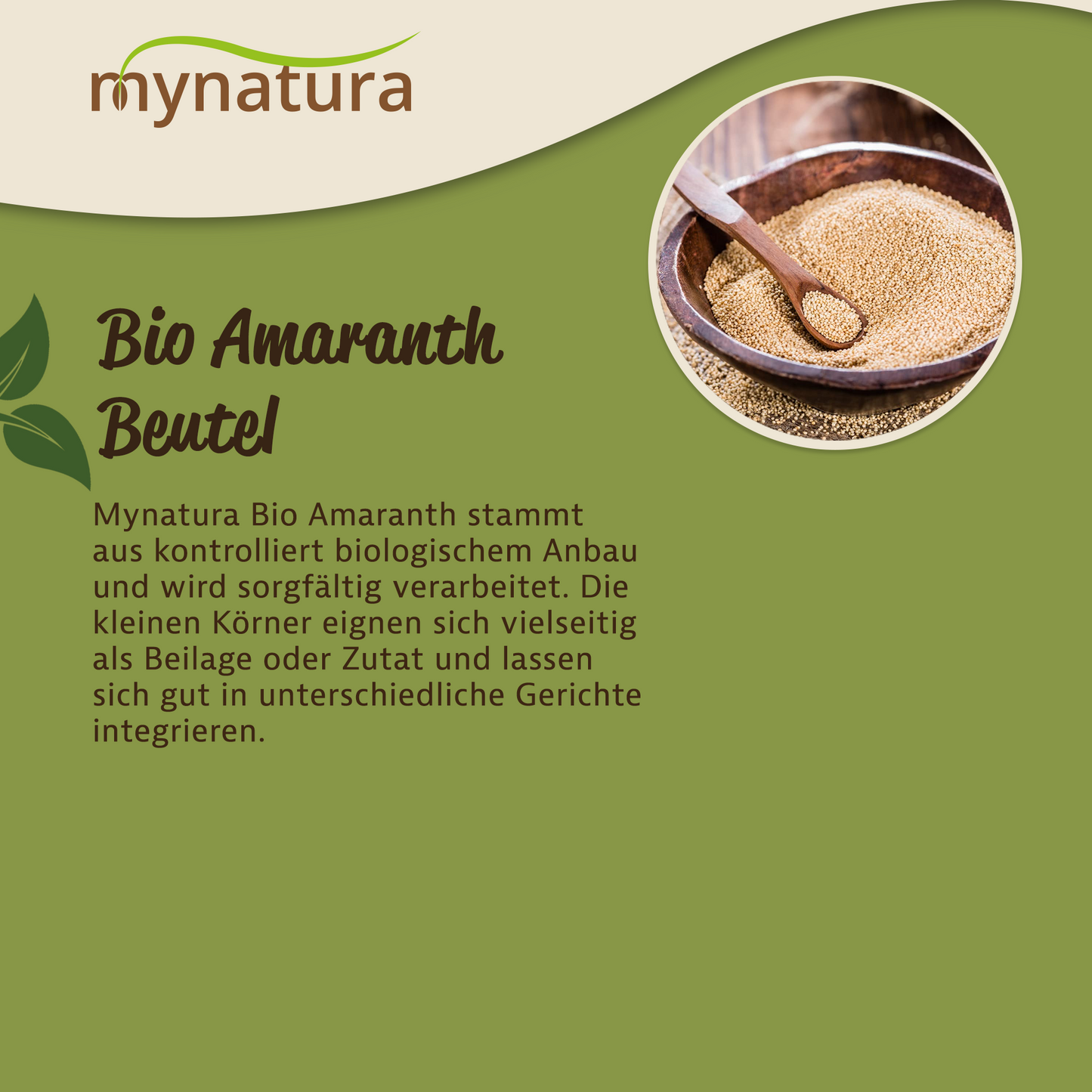 Mynatura Bio Amaranth im Beutel ab 1kg
