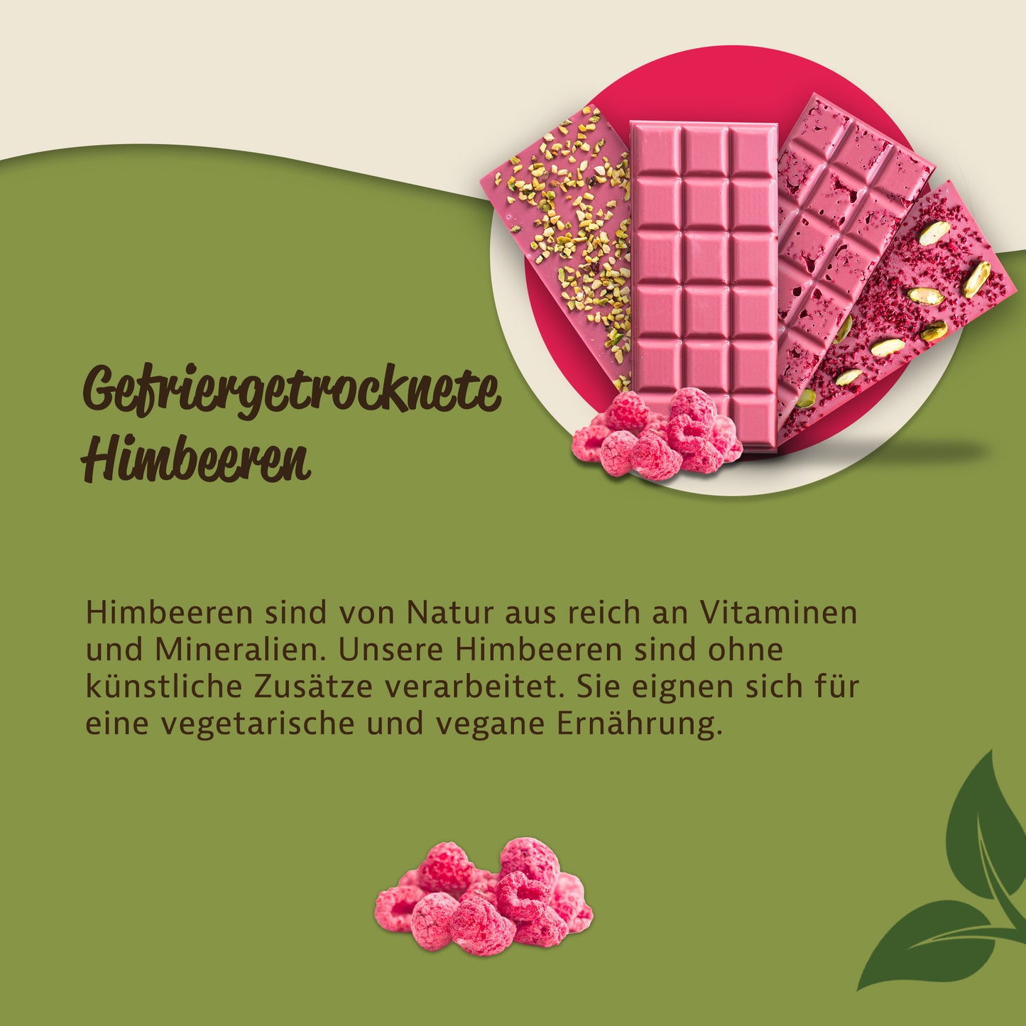 Gefriergetrocknete Himbeeren – im Beutel ab 500g