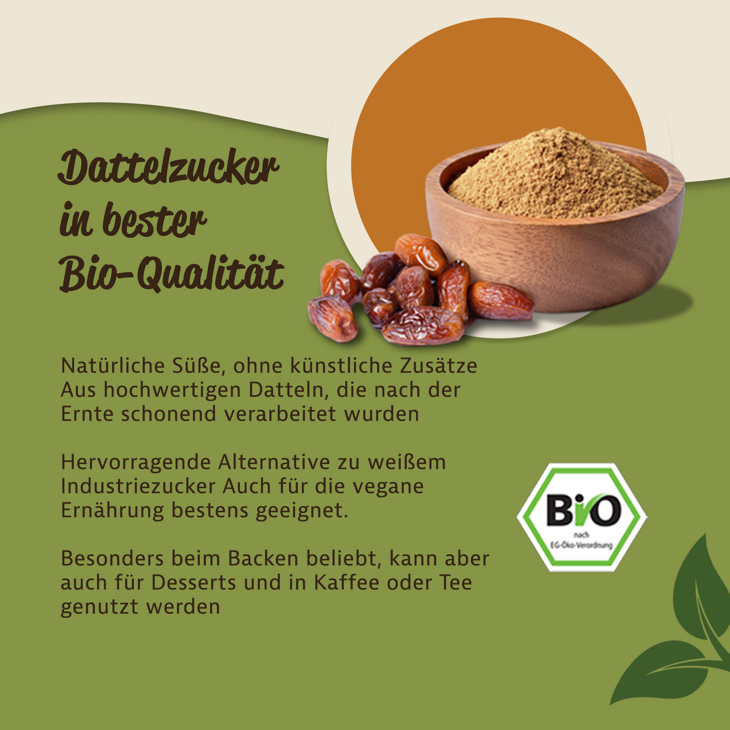 Bio Dattelzucker – im Beutel ab 1kg