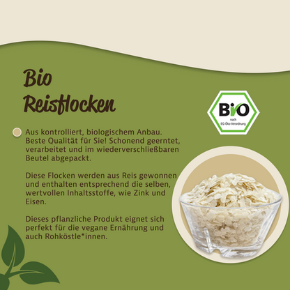 Bio Reisflocken - im Beutel ab 1kg