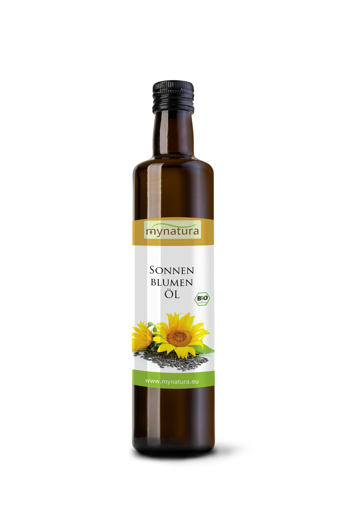 Bio Sonnenblumenkernöl Kaltgepresst - in der Flasche ab 0,5L