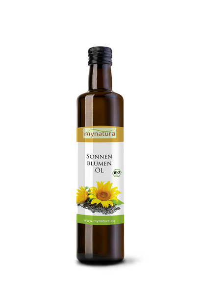 Bio Sonnenblumenkernöl Kaltgepresst - in der Flasche ab 0,5L