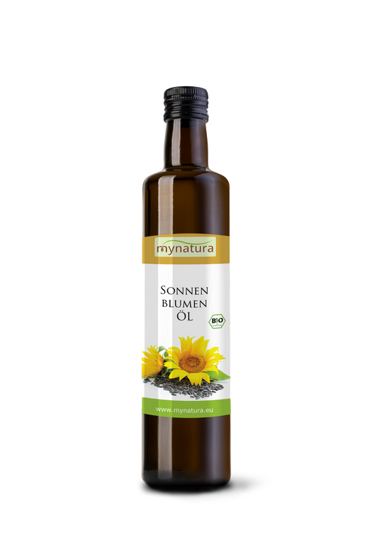 Bio Sonnenblumenkernöl Kaltgepresst - in der Flasche ab 0,5L