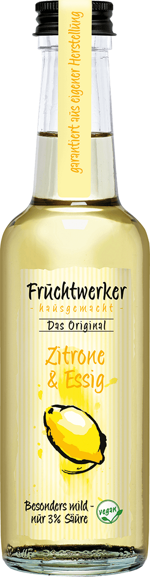 Fruchtwerker Zitrone & Essig - in der Flasche 250ml