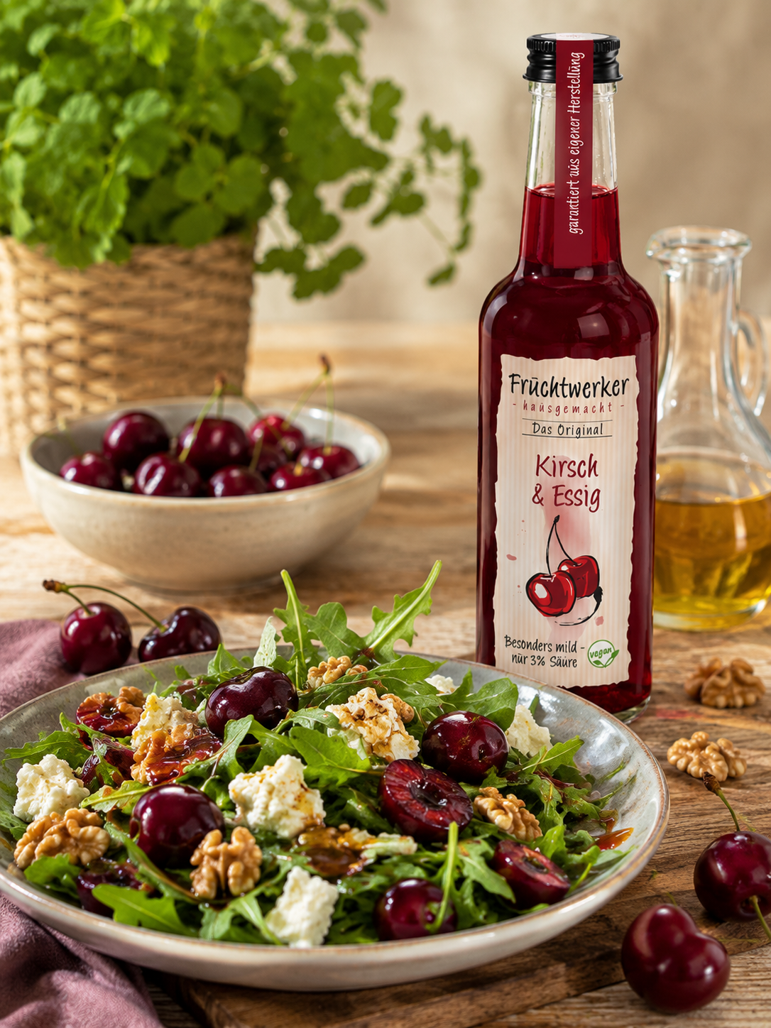 Fruchtwerker Kirsch & Essig - in der Flasche 250ml