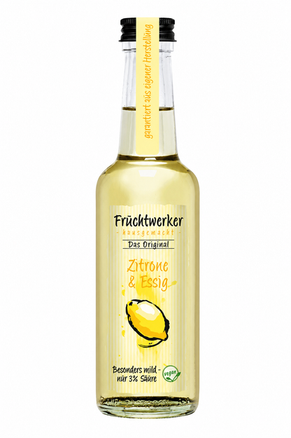 Fruchtwerker Zitrone & Essig - in der Flasche 250ml