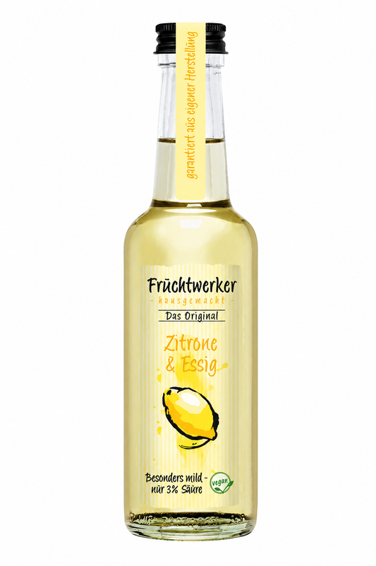 Fruchtwerker Zitrone & Essig - in der Flasche 250ml
