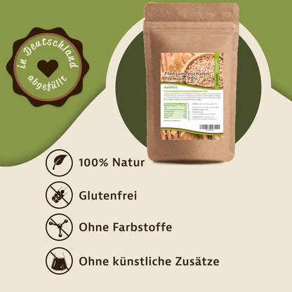 Flohsamenschalen 99% - im Beutel ab 1kg
