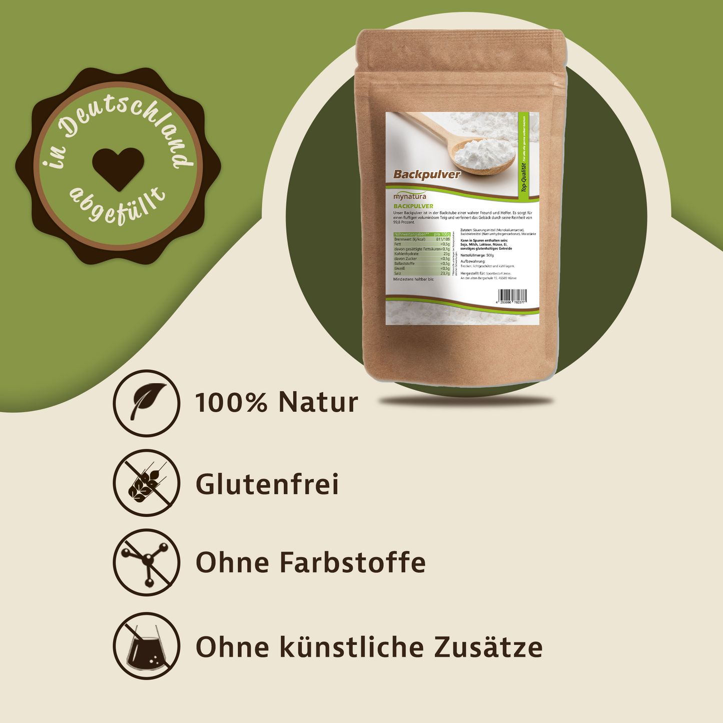 Backpulver - im Beutel ab 250g