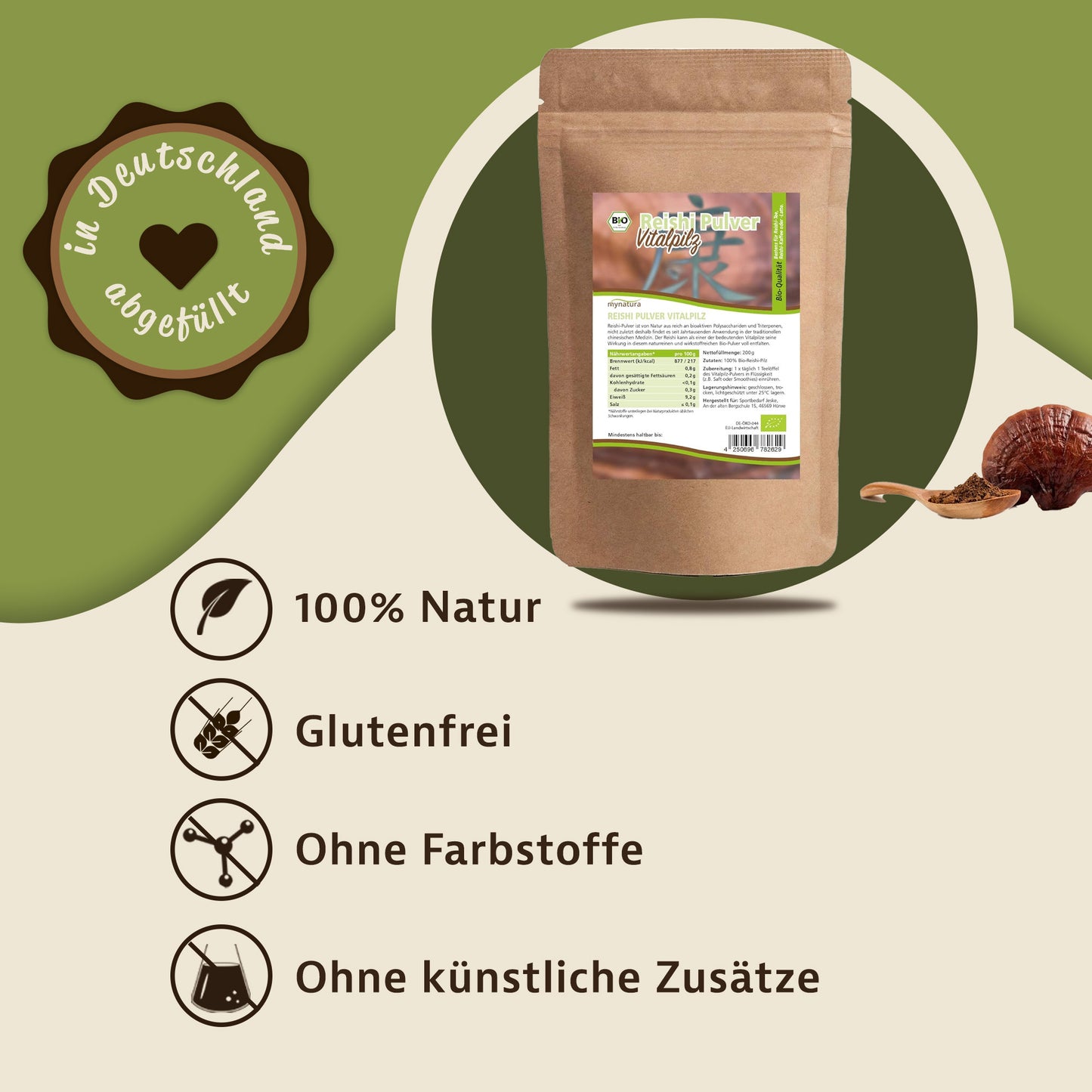 Mynatura Bio Vitalpilz Powermix im Beutel ab 100g