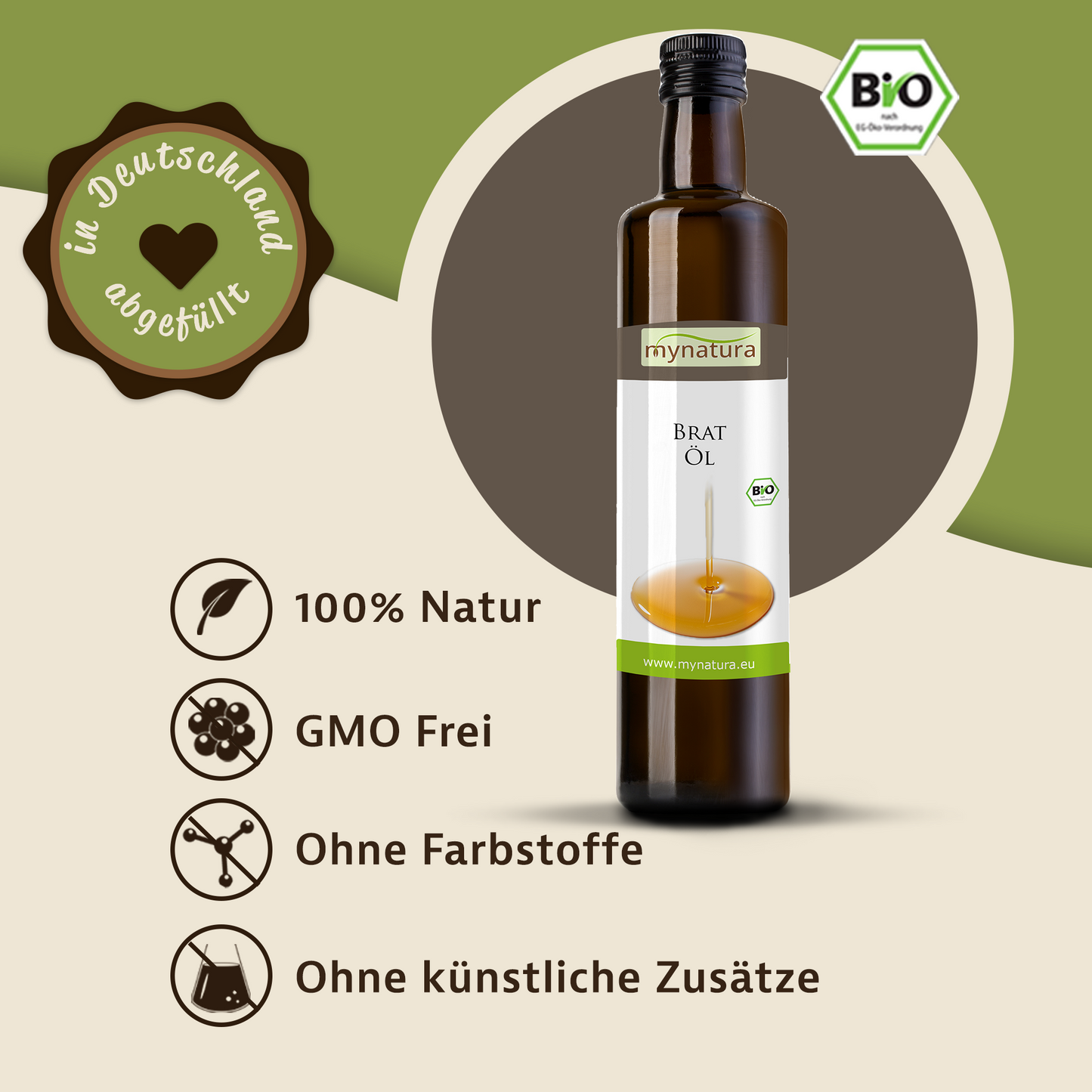 Mynatura Bio Bratöl 0,5L Kaltgepresst