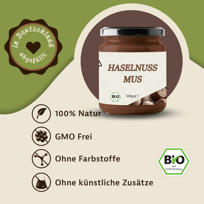 Bio Haselnussmus - ab 500g