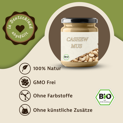 Bio Cashewmus - im Glas ab 500g
