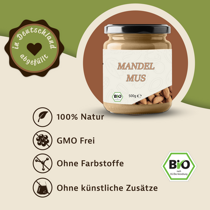 Bio Mandelmus - im Glas ab 500g