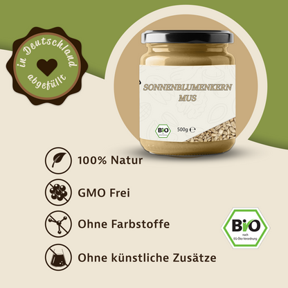 Sonnenblumenkernmus - im Glas ab 500g