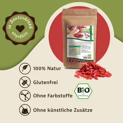 Mynatura Bio Gojibeeren im Beutel ab 1Kg