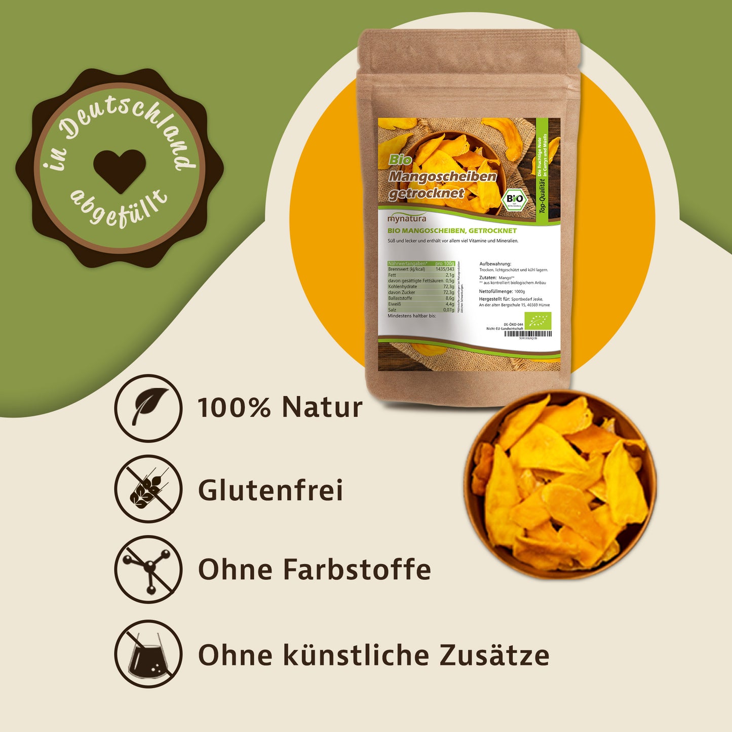 Bio Mango Stücke – im Beutel ab 1kg