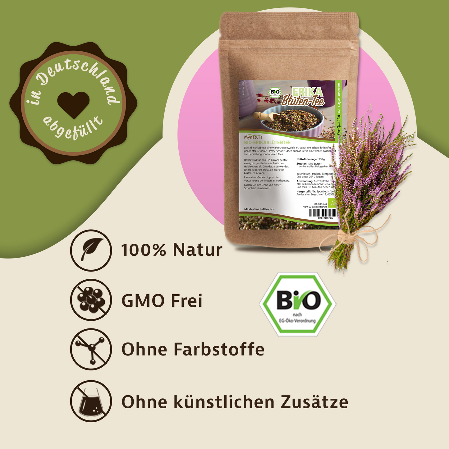 Bio Erikablütentee - im Beutel ab 300g