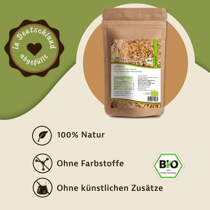Mynatura Bio Gerste entspelzt im Beutel ab 500g