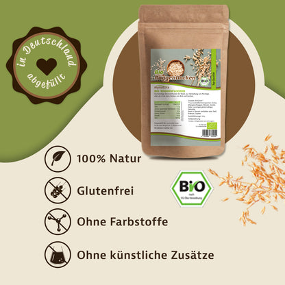 Mynatura Bio Roggenflocken – im Beutel ab 500g