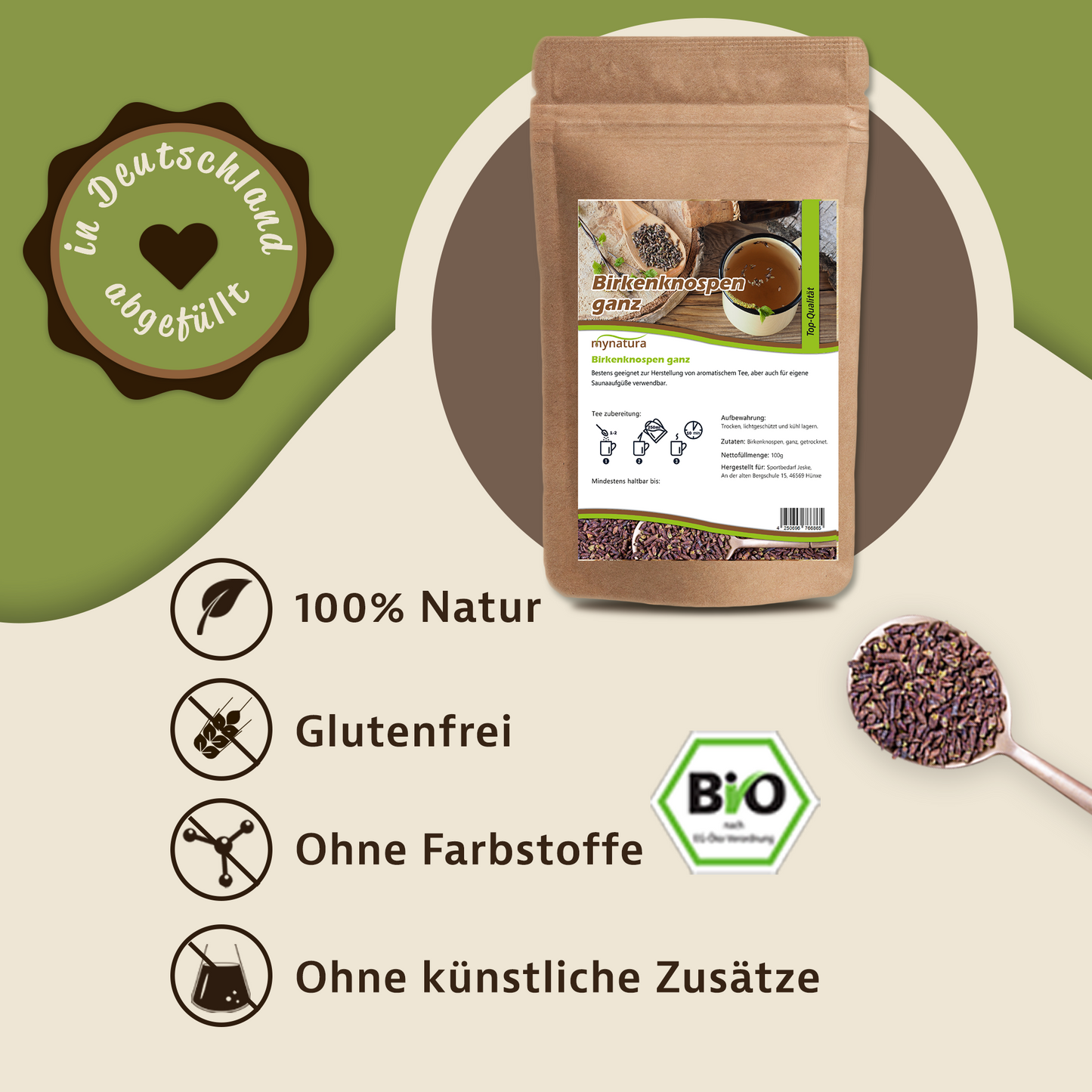 Mynatura Birkenknospen getrocknet – im Beutel ab 100g