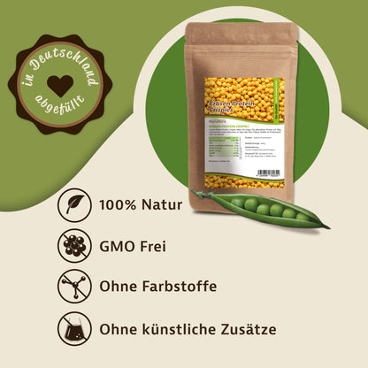 Mynatura Erbsenprotein Crispies  57% Eiweiß im Beutel ab 1kg