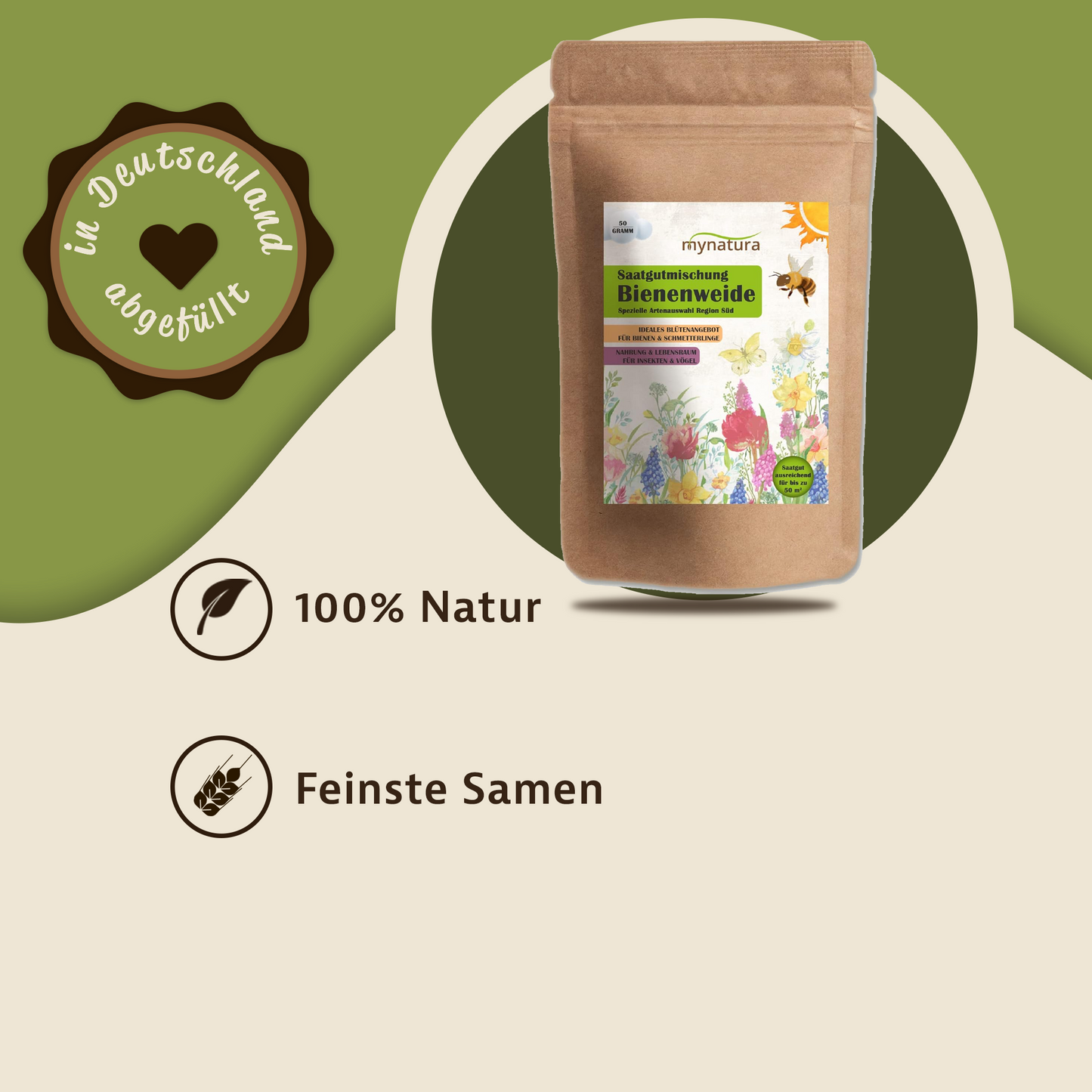 Bienenweide Süd Bienen - im Beutel 50g