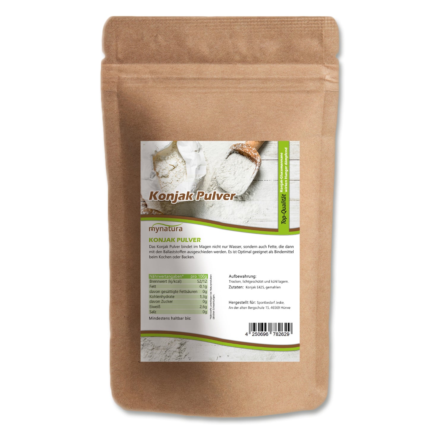 Konjak Pulver - im Beutel ab 250g