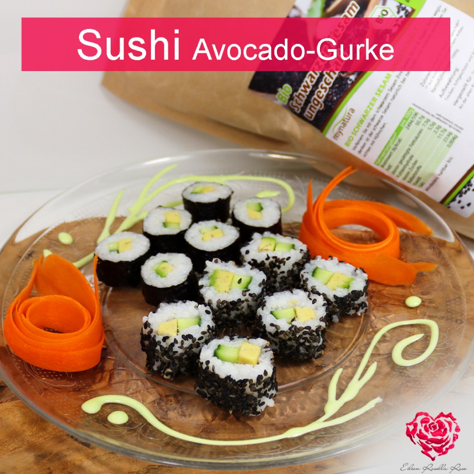 Sushi mit Avocado &amp; Gurke | Rezepte | Mynatura Shop